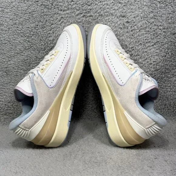 Air Jordan 2 Low Look Up In The Air Low Womens Size 9 Shoes Summit White Blue - Picture 6 of 9
